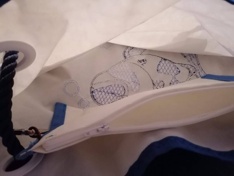 Sac de plage poisson en voile de bateau – Image 10