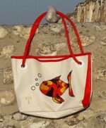 Sac de plage poisson en voile de bateau