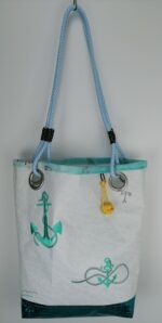 Sac de plage Emeraude et Vinyl