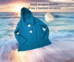 VESTE EN LAINE BOUILLIE