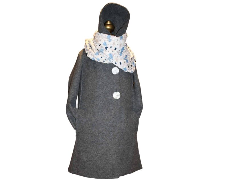 Manteau en laine bouillie – Image 3