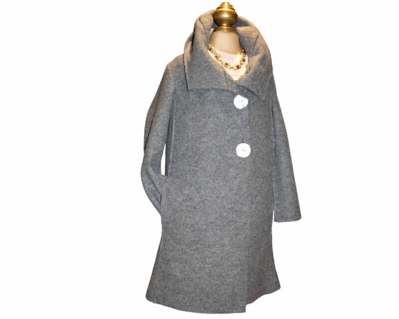 Manteau en laine bouillie