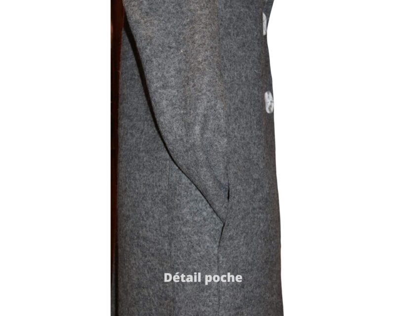 Manteau en laine bouillie – Image 8