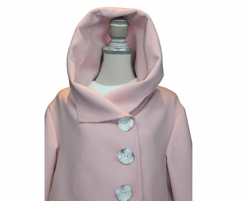 VESTE EN CACHEMIRE ROSE POUDRE – Image 7