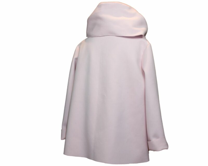 VESTE EN CACHEMIRE ROSE POUDRE – Image 2