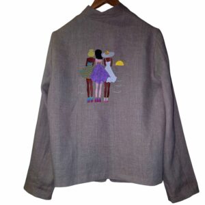 Veste Lin Trio Nanas plage